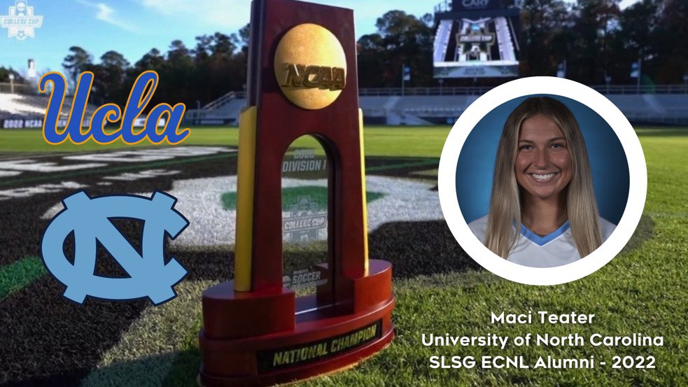 Best of luck <a href="/maciteater10/">Maci Teater</a> in the <a href="/NCAASoccer/">NCAA Soccer</a> Final tonight! 

@SLSGsoccer #SLSGNation