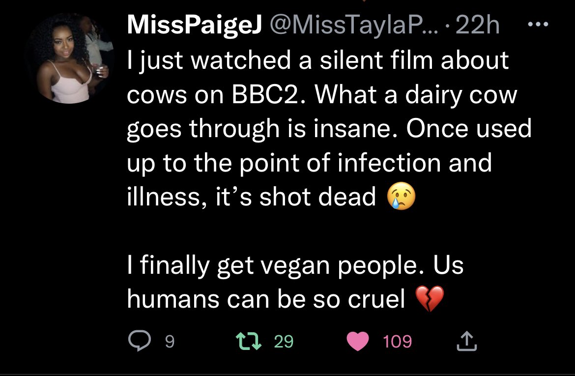 bennymaloneUK's tweet image. Some reactions to Cow shown on BBC 2 last night. When people see what we are advocating against