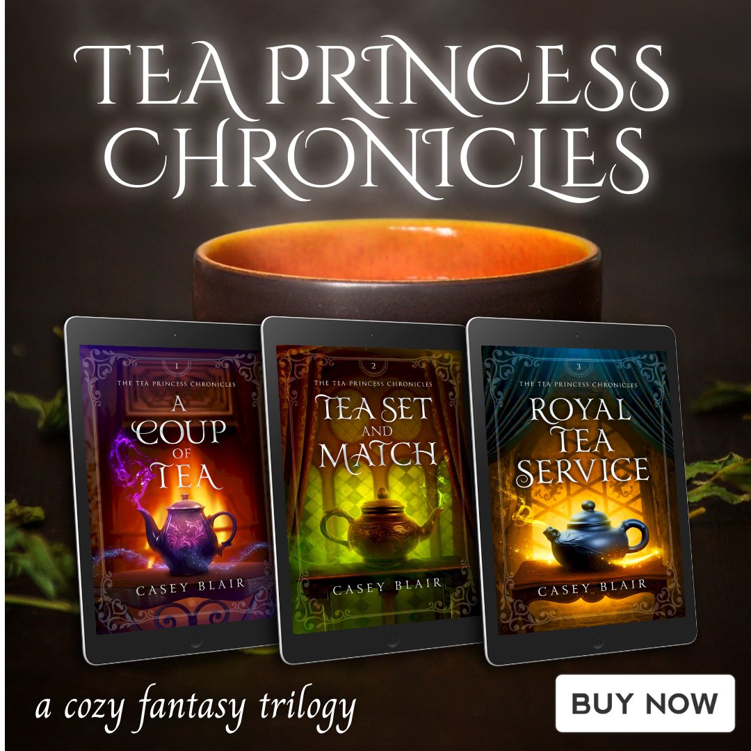 Wishing everyone a good book to cozy up to as the weather gets colder! 🍵📚

If you need a read to help you feel warmer, the Tea Princess Chronicles #cozyfantasy trilogy is complete and available everywhere:
books2read.com/acoupoftea

#cozyfantasybooks #cozyreads