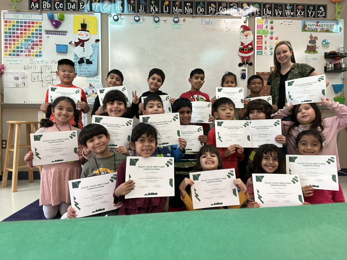 FabulouslyFirst's tweet image. Oh how I love transforming the classroom! We had our Place Value Bootcamp today and the kids loved exercising their brains and their minds as they worked on their place value skills! 😍😊 @NISDFields @NISD @NISDElemMath