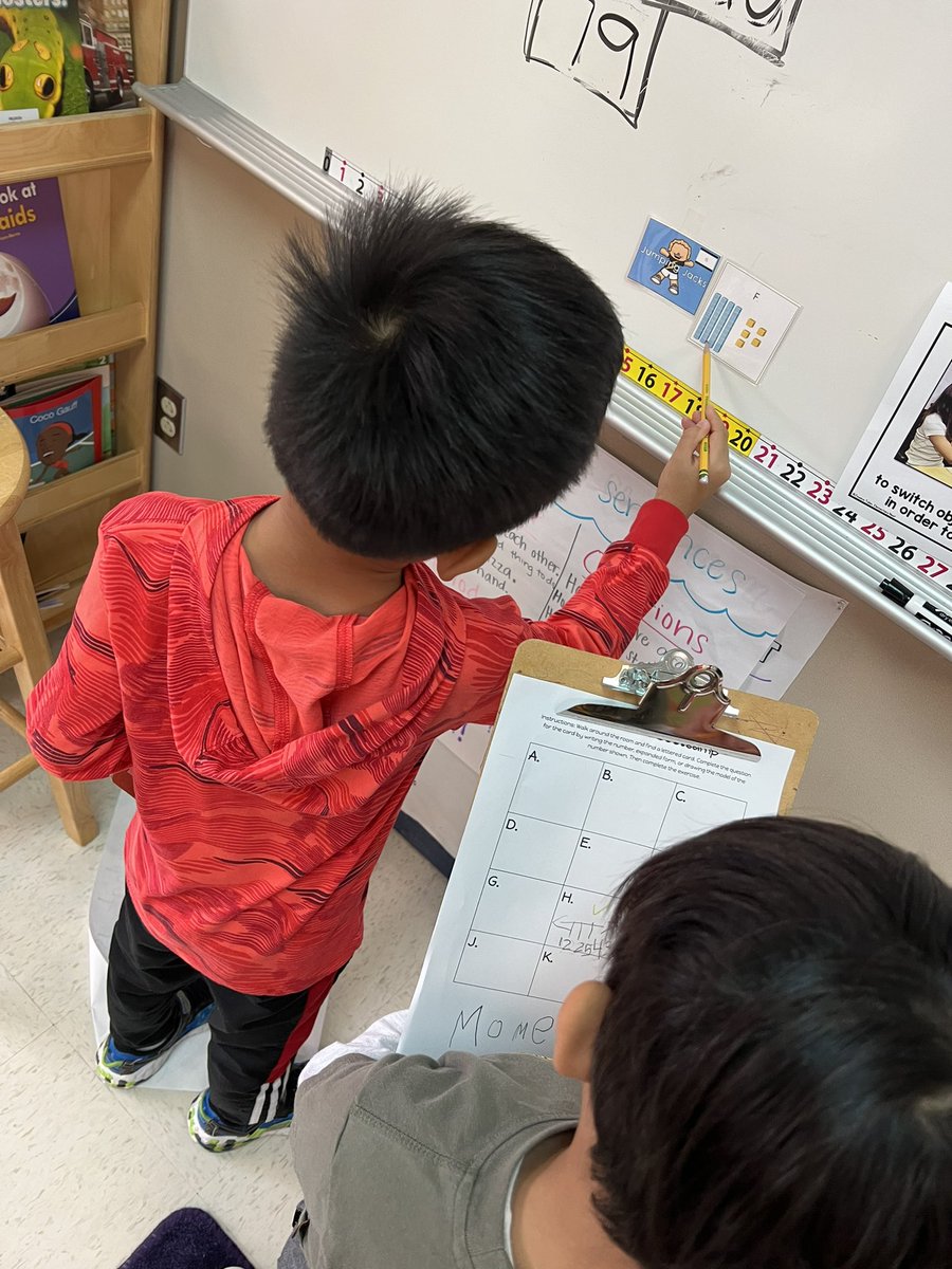 FabulouslyFirst's tweet image. Oh how I love transforming the classroom! We had our Place Value Bootcamp today and the kids loved exercising their brains and their minds as they worked on their place value skills! 😍😊 @NISDFields @NISD @NISDElemMath