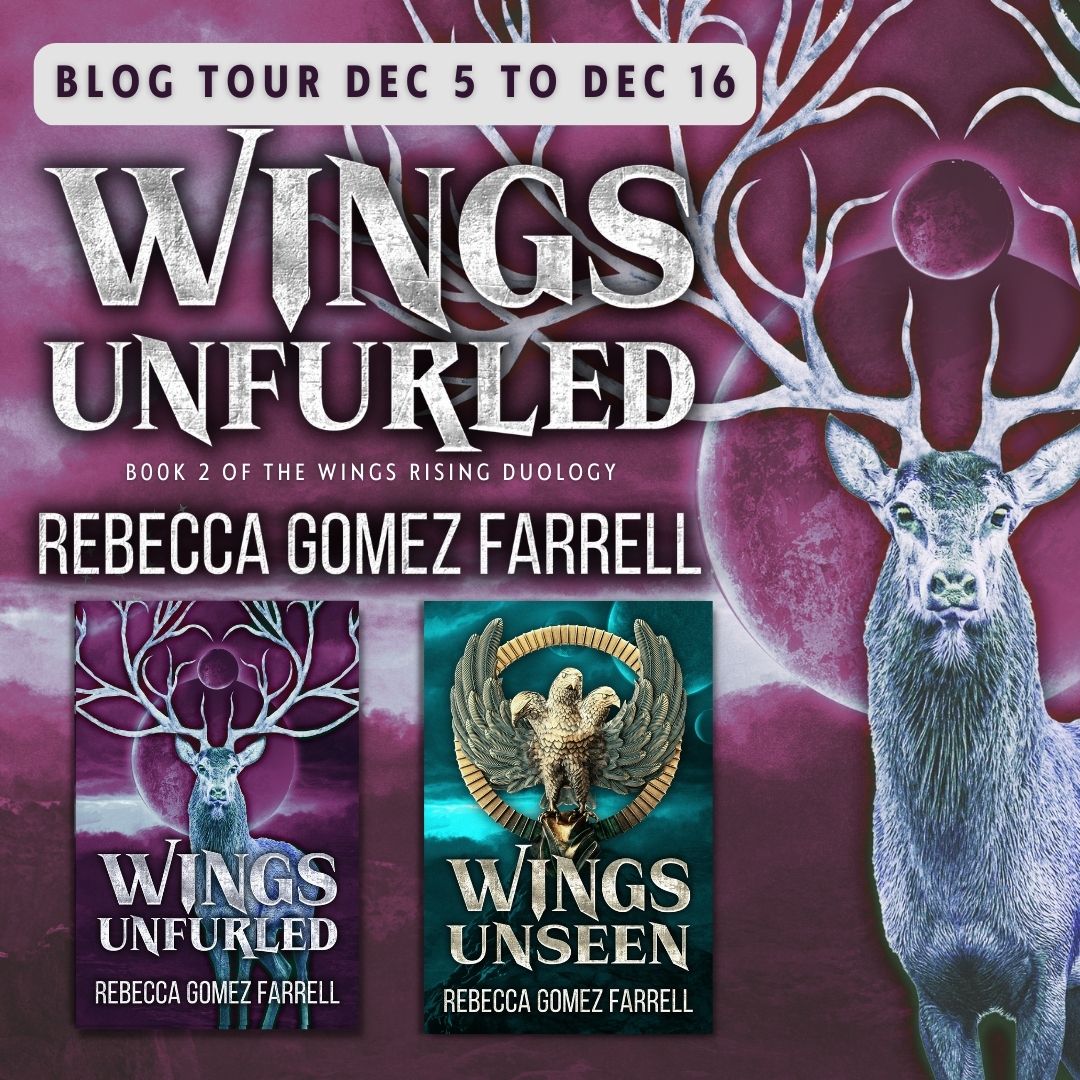 Rebecca Gomez Farrell kicks off her #WingsUnfurled #BlogTour  at @BigIndieBooks with her list of 5 series where Women Wield the Power!! You can also enter a giveaway for a $50 giftcard!

smpl.is/oeed

Blog Tour Schedule: smpl.is/oeee

@thegourmez