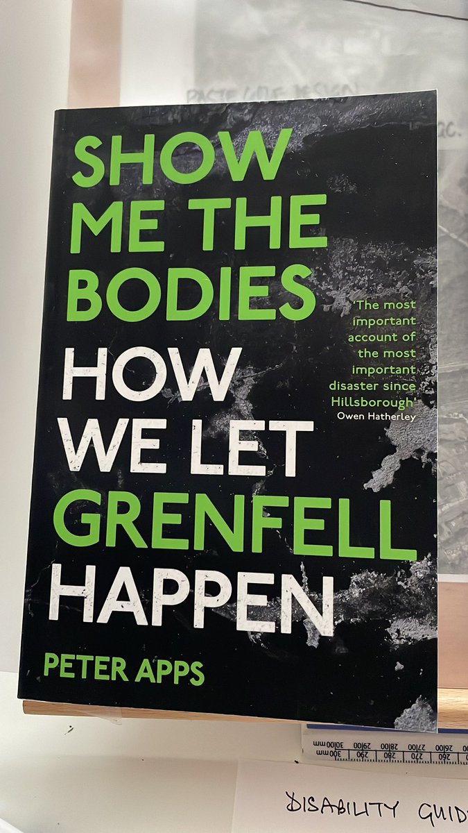 This is a very important book - a must read for all Architects and especially those in the construction sector @riba take notice of this