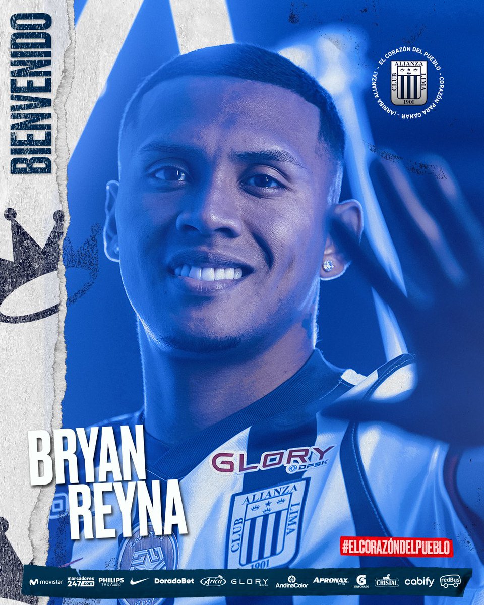 ClubALoficial's tweet photo. ❗️𝗕𝗜𝗘𝗡𝗩𝗘𝗡𝗜𝗗𝗢 𝗕𝗥𝗬𝗔𝗡 𝗥𝗘𝗬𝗡𝗔❗️👏🏾

Sí, él está aquí, con el 𝗕𝗶𝗰𝗮𝗺𝗽𝗲𝗼́𝗻. 🔛💪🏾

¡Con todo, blanquiazul!⚪️🔵

#AlianzaBicampeón
#RefuerzosAL2023 https://t.co/Ci5oj5DBbA