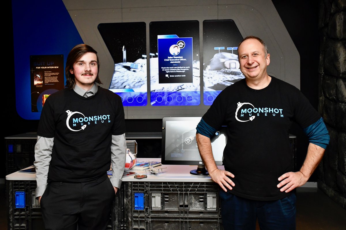 CityHighPgh's tweet photo. City High student Chase Venturino explores uncharted territory during one-of-a-kind internship @MoonshotMuseum
Read the full story at https://t.co/545dpd9ZAd
#moonshot #astrobotics #mentoring #internship https://t.co/St8aqCfAOf