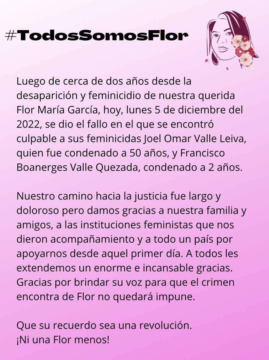 TodosSomosFlor's tweet image. #TodosSomosFlor | Comunicado de prensa.