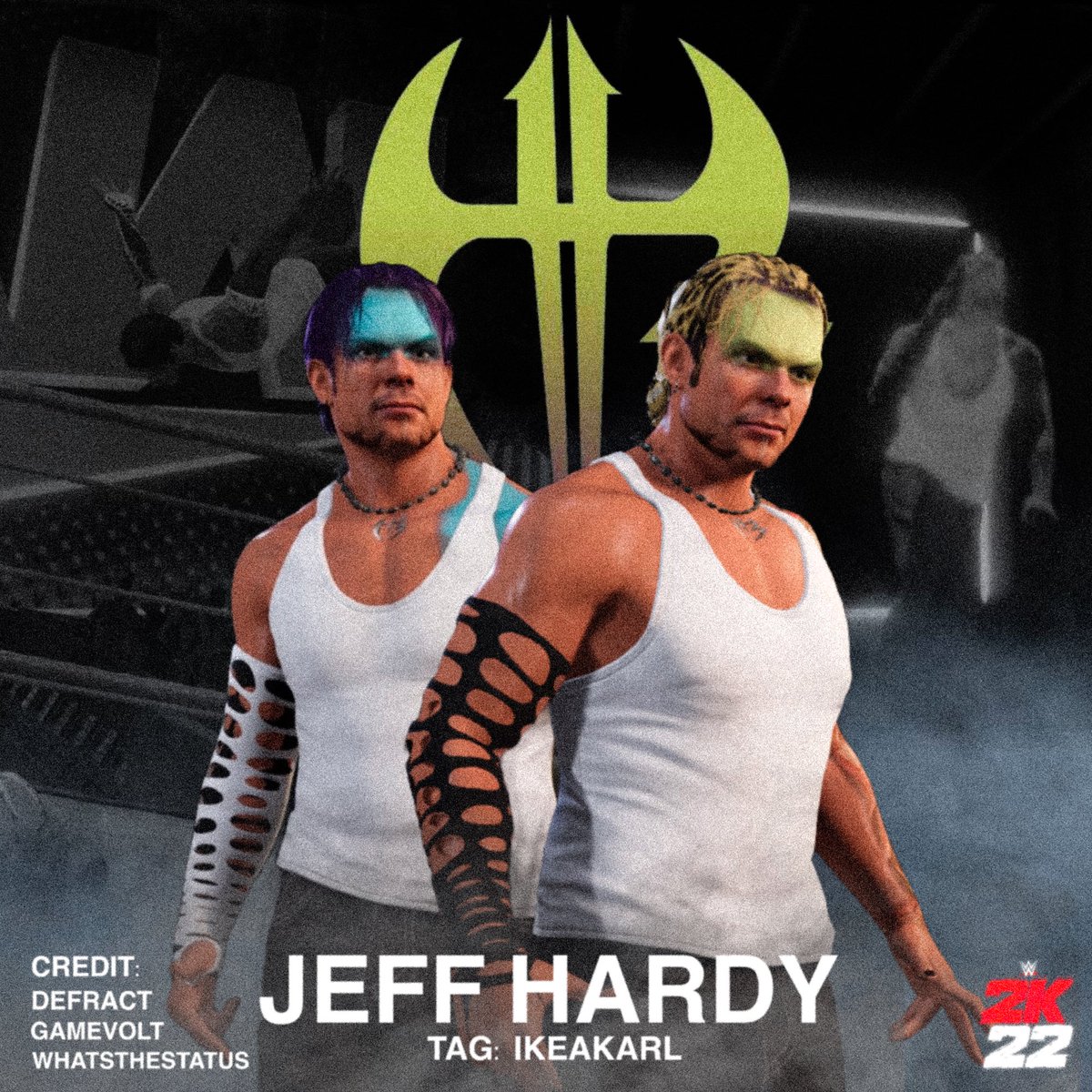 RT @kaaalua: Jeff Hardy 02’ on CC. Tag: ikeakarl. Credit to @GameVolt1 @Defract @WhatsTheStatus https://t.co/wFF3yNLx8Q