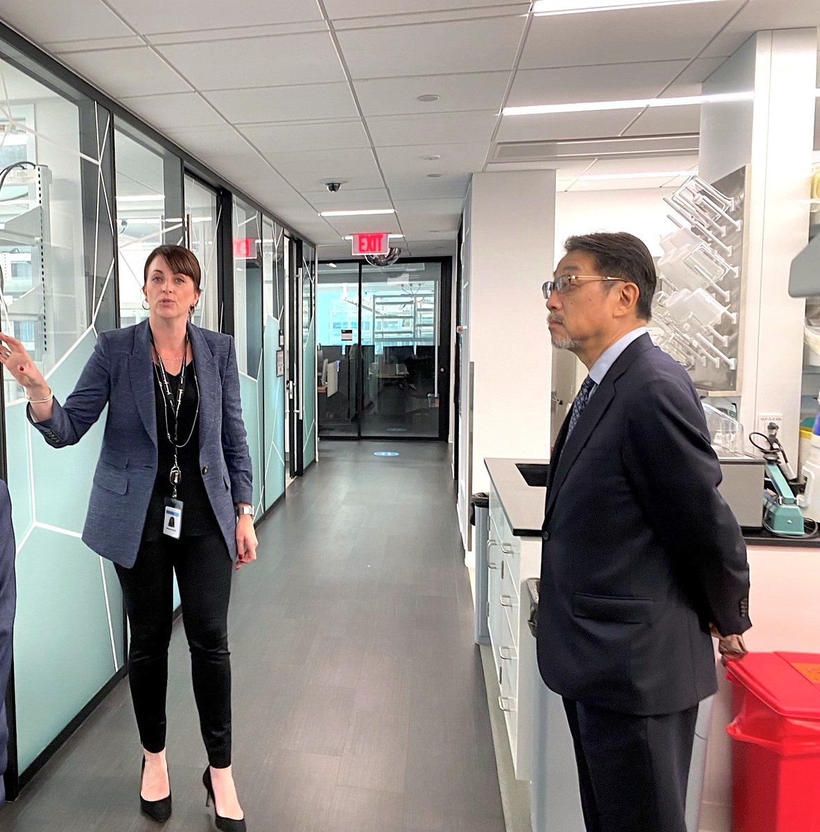 Japan Consulate NY 総領事館 on Twitter "🔬🇯🇵Ambassador Mori led a delegation of government officials