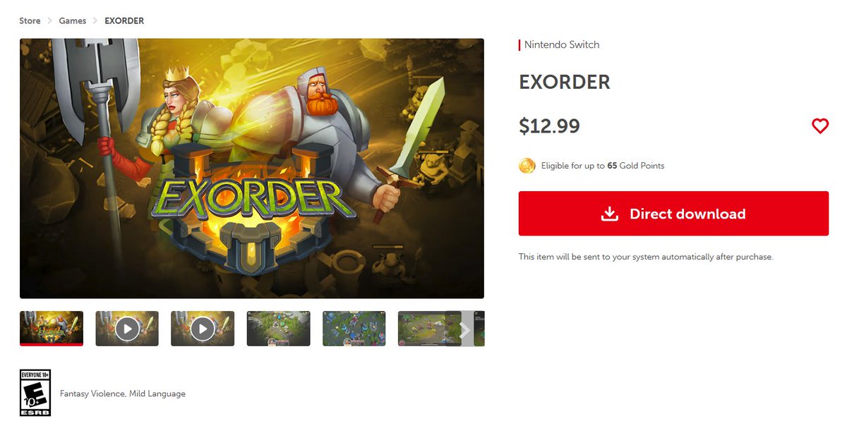 <a href="/NoGravity_Games/">No Gravity Games & Development</a> Además, al canjear el "Pirates: All Aboard!", pueden canjear otro juego #toograti también: 🎮 EXORDER (Nintendo Switch / Digital)

➡ descuentosrata.com/oferta/5471/-e…

👁 Tienen hasta las 5am del 6/dic para canjearlo grati!