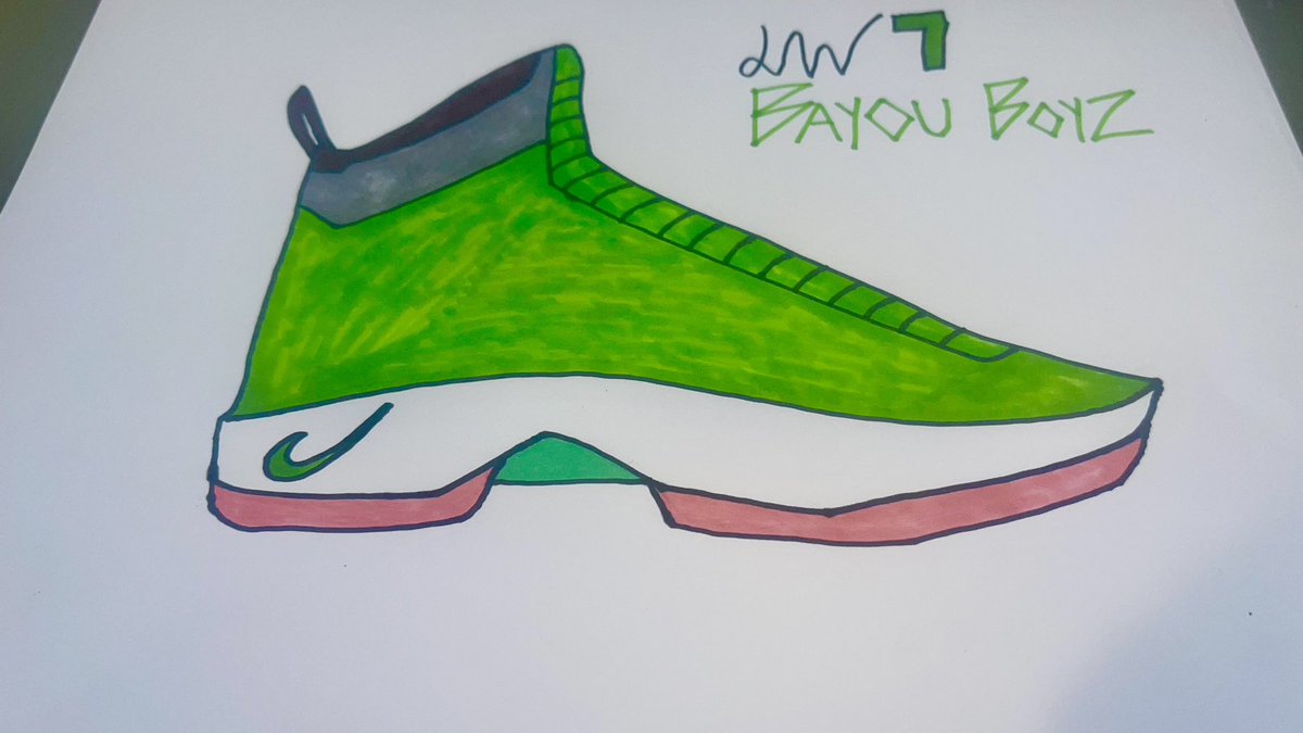 teejayxp23's tweet photo. @Nike my biggest dream is to get my own shoe made! Hit me up and notice talent. 👀 you won’t be disappointed. Colorways represent the @PelicansNBA &amp; @OleMissMBB just to name a few. https://t.co/fbtbtxhhFt