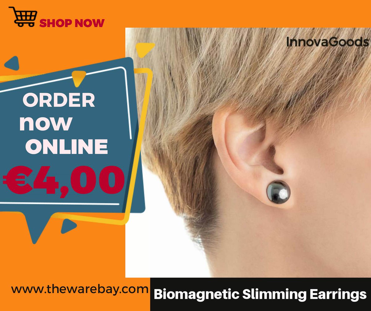 TheWareBay's tweet photo. Check out this Biomagnetic Slimming Earrings Slimagnetic
.
 Biomagnetic Slimming Earrings: €4.00
.
BUY THIS ITEM: https://t.co/MluSxAjilB
.
SHOP NOW AT:🔶️ https://t.co/EfIC0GkpCn
.
#slimming #weightloss #slimmingworld #diet #weightlossjourney #detox #kurus #slimmingworlduk https://t.co/Dy1ArnJJI6