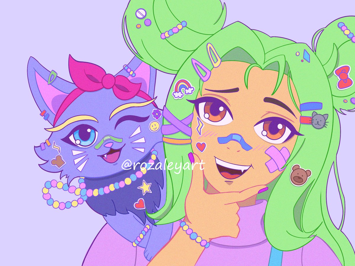 amaltheart's tweet photo. I wanted more Yuumi x Zeri art so yay :3
#yuumi #zeri #LeagueOfLegendsFanArt #leagueoflegends #art https://t.co/bUKV6QPHug
