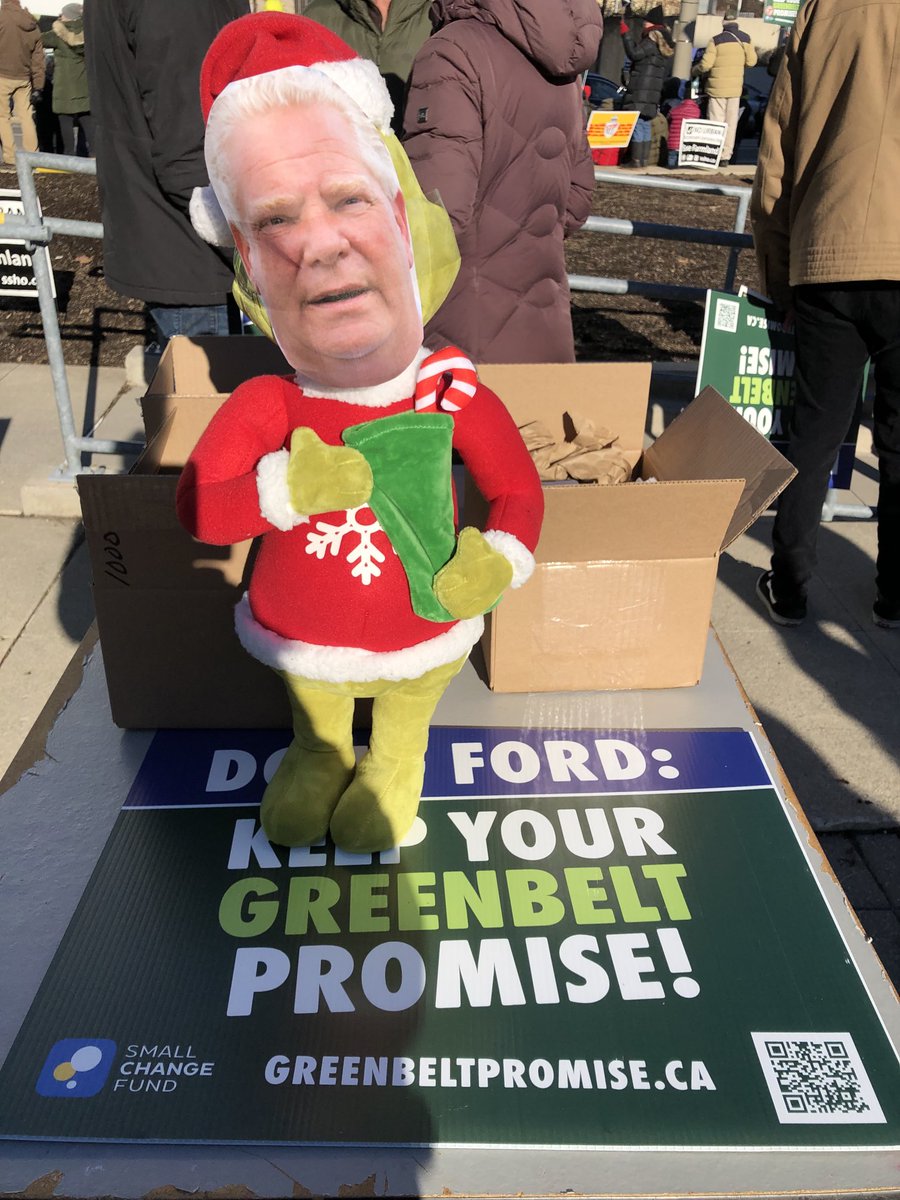 JanieFF's tweet photo. Doug is a real new-age Robin Hoodlum. Take from the poor and give to the rich. #KillBill23 #HandsOfftheGreenbelt #StopSprawlHalton https://t.co/LRR1J5dLIj