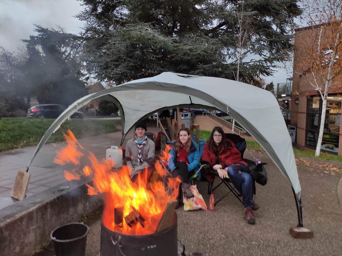 SCOGUI's tweet image. SCOGUI attended LSU’s Winterfest this weekend. We had a lovely time keeping warm around the fire and toasting marshmallows