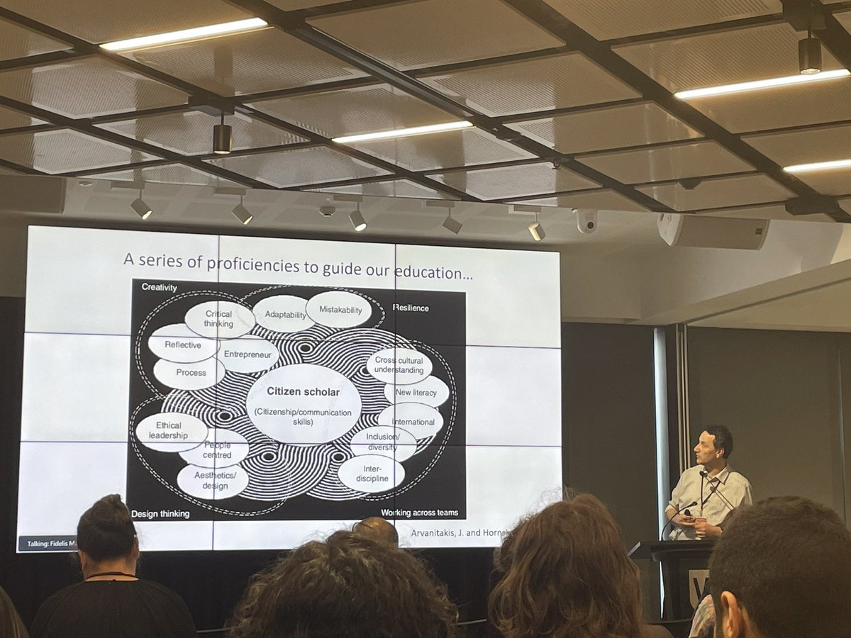 Gina Saliba (@ginasalibaa) on Twitter photo #AAEE2022 Keynote by <a href="/jarvanitakis/">James Arvanitakis</a> stretching our thinking about citizen scholars and how do we prepare to teach what we do not yet know? #futuresthinking #grandchallenges #highereducation #AAEE2022 Keynote by <a href="/jarvanitakis/">James Arvanitakis</a> stretching our thinking about citizen scholars and how do we prepare to teach what we do not yet know? #futuresthinking #grandchallenges #highereducation
