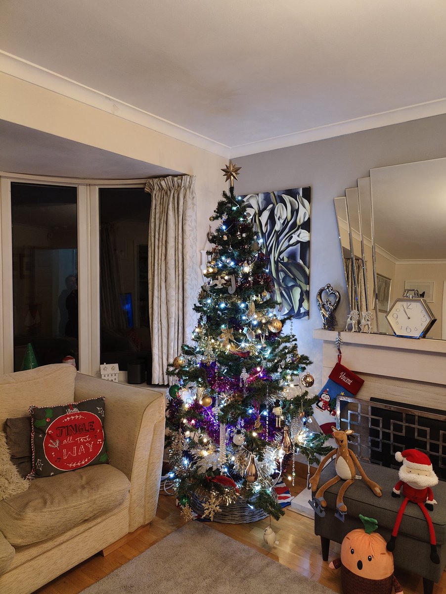 Jon_R_Sweeney's tweet photo. Christmas announced in the Sweeney household, even if we did have to put the tree up on a school night :p https://t.co/z7i3BIJ4PS