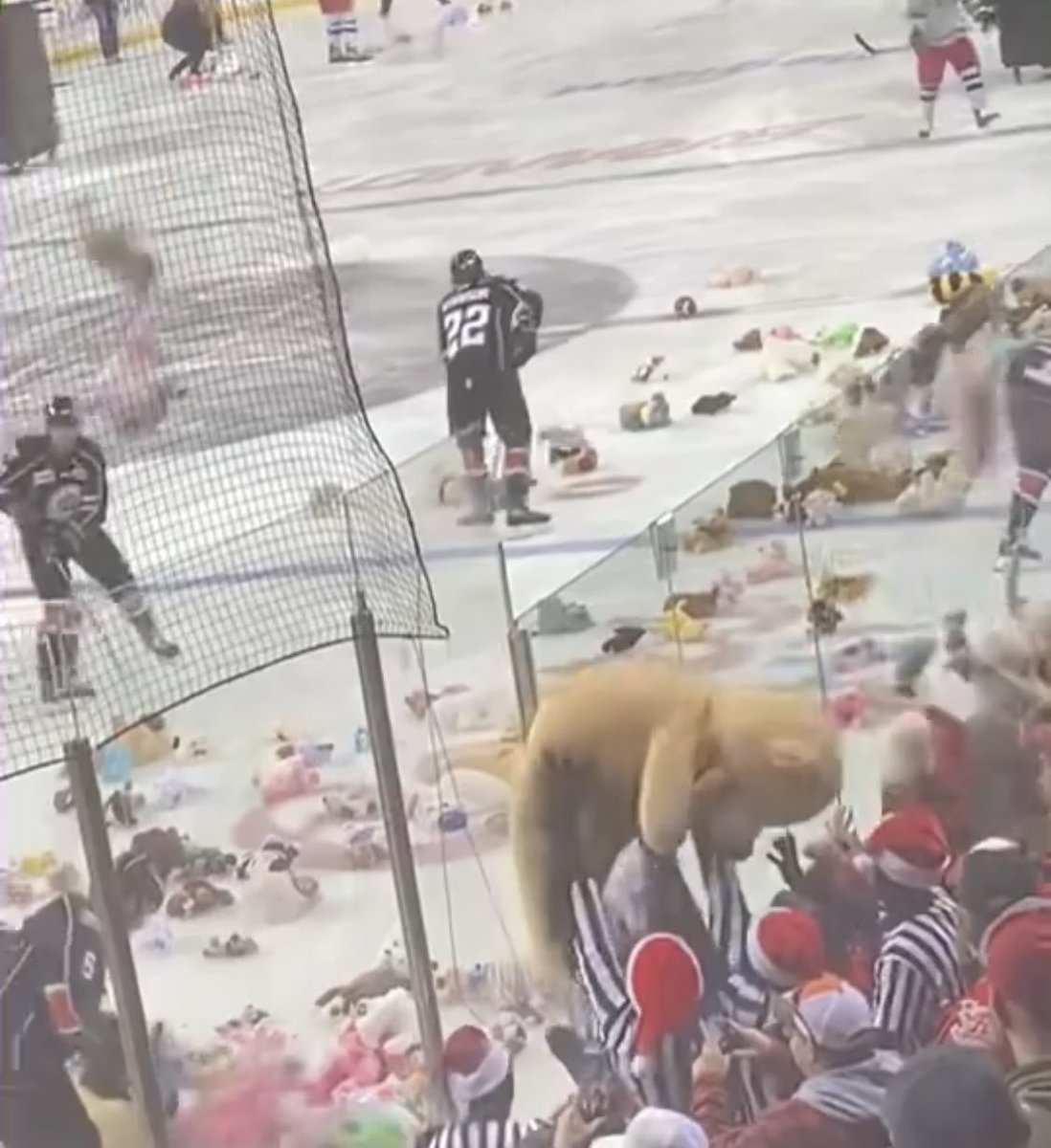 MysteryRefs's tweet photo. Did someone say, “Teddy Bear Toss?” We’ll be back in action this Saturday, December 10th at the @RapidCityRush game to cheer on the refs in section “M.” Stop on by and say hi! https://t.co/3TieMcUzCU