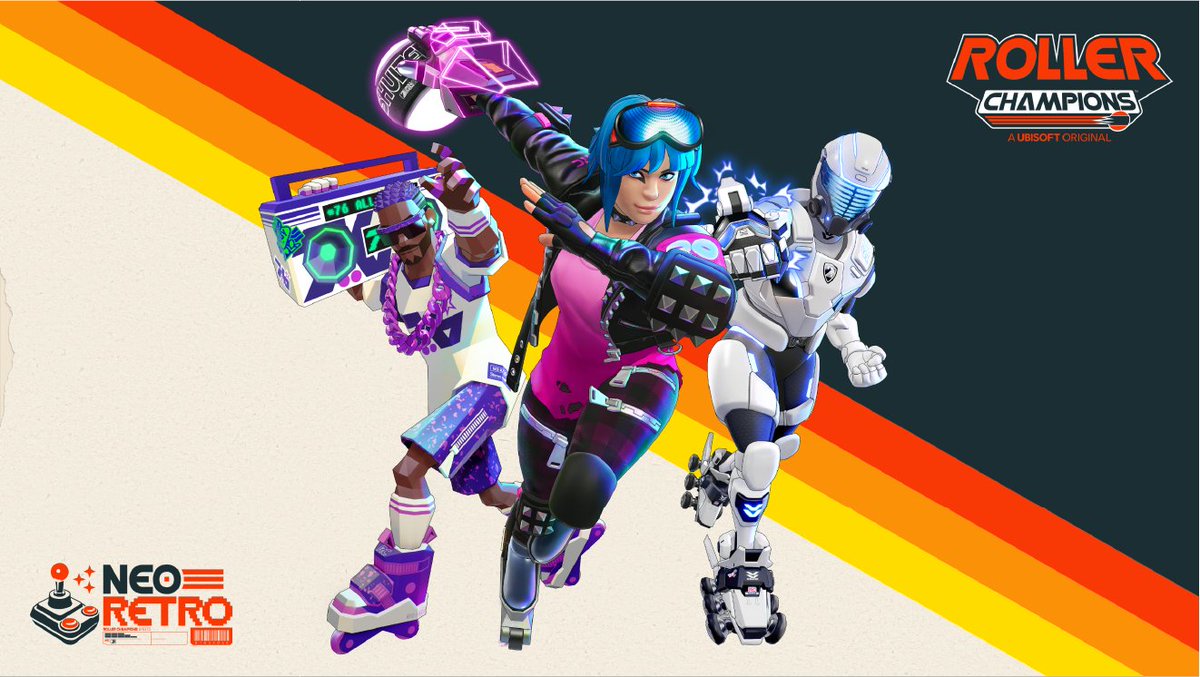 THERE YOU HAVE IT! 

Swap your kimono for your Saturday morning PJs, we’re leaving Dragon’s Way and blasting through Neo Retro on December 13! 🙌

Don’t forget to add #RollerChampions to your #Steam Wishlist 👉 store.steampowered.com/app/2211280/Ro…

...MORE DETAILS COMING SOON.