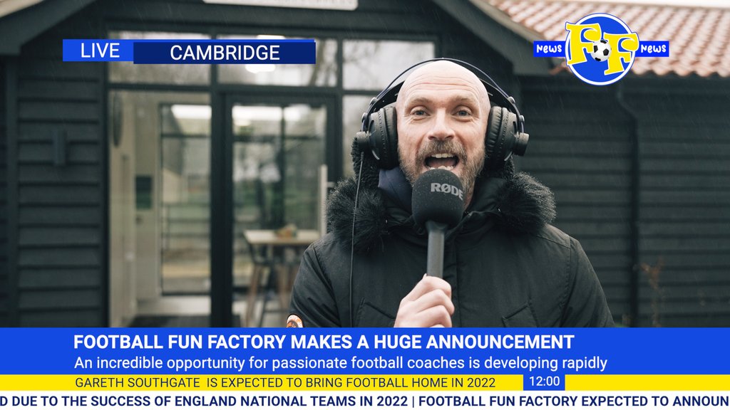 🚨 THERE'S BEEN A DEVELOPMENT at Football Fun Factory Headquarters.

Tune in tomorrow morning at 8:30am for our special news report featuring Luke Chadwick.

You do not want to miss this!
