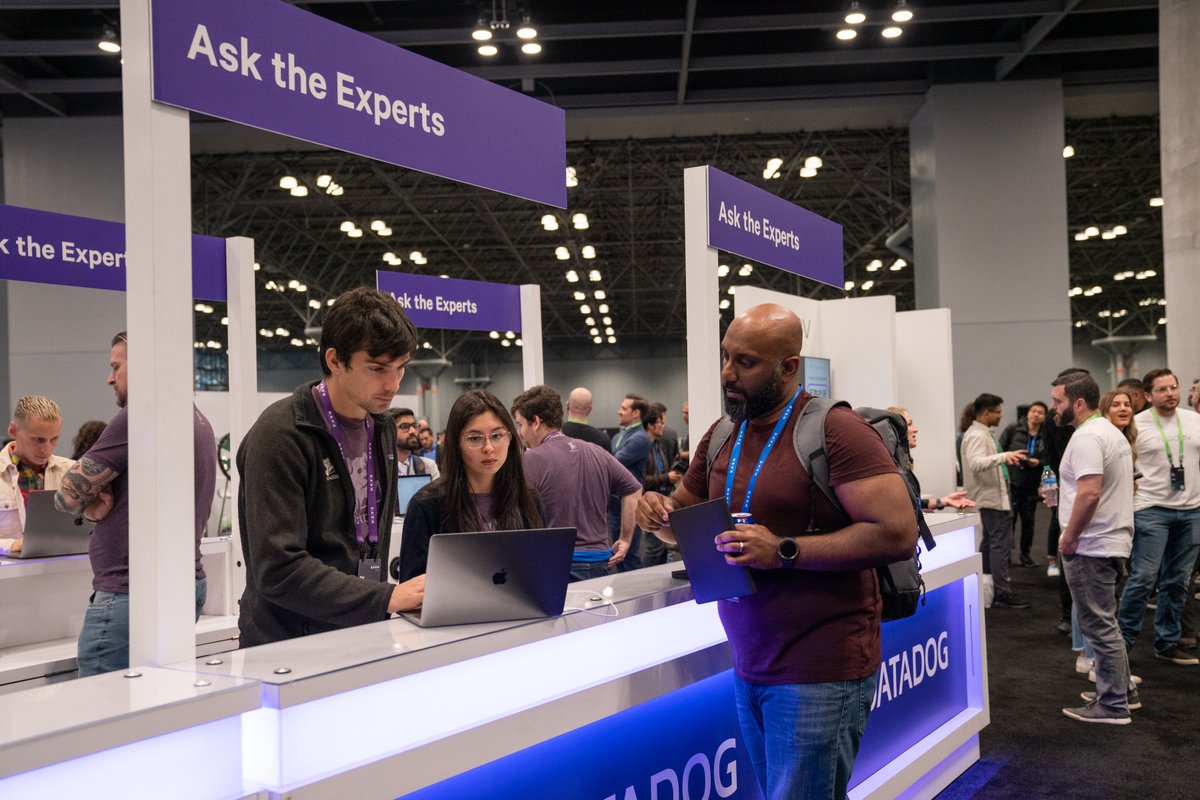 obe95's tweet photo. We helped make #Dash2022 the BIGGEST + best yet. @Datadog took over @JavitsCenter with 20+ sessions + workshops, 40+ expert speakers and hundreds of networking opportunities, capped off with an epic keynote unveiling new products. #OBEWork #data #technology #experientialmarketing https://t.co/8mTBPj88KJ