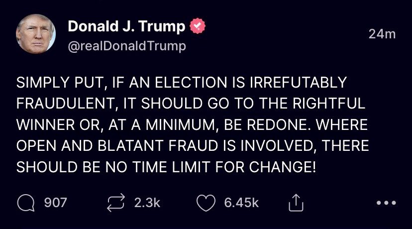 KeithOlbermann's tweet photo. Repeating: enough of this bullshit

The guy is AGAIN openly calling for the violent overthrow of the government. 

Indict him, arrest him, just seize him and put him in a stockade. 

This country needs to put this insurrectionist Motherfucker behind bars TODAY https://t.co/reSvWKSSyo