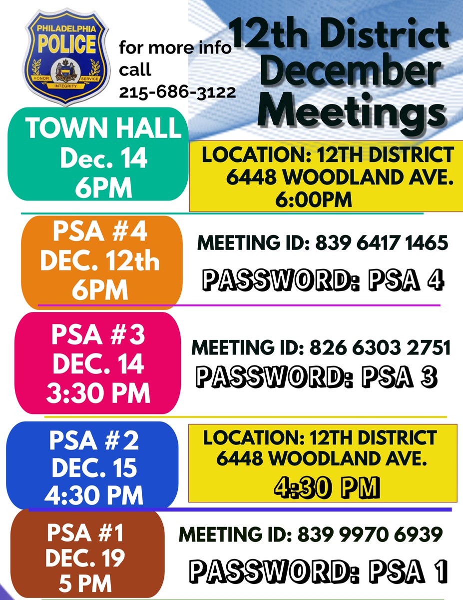 PPD 12th District (@ppd12dist) on Twitter photo 