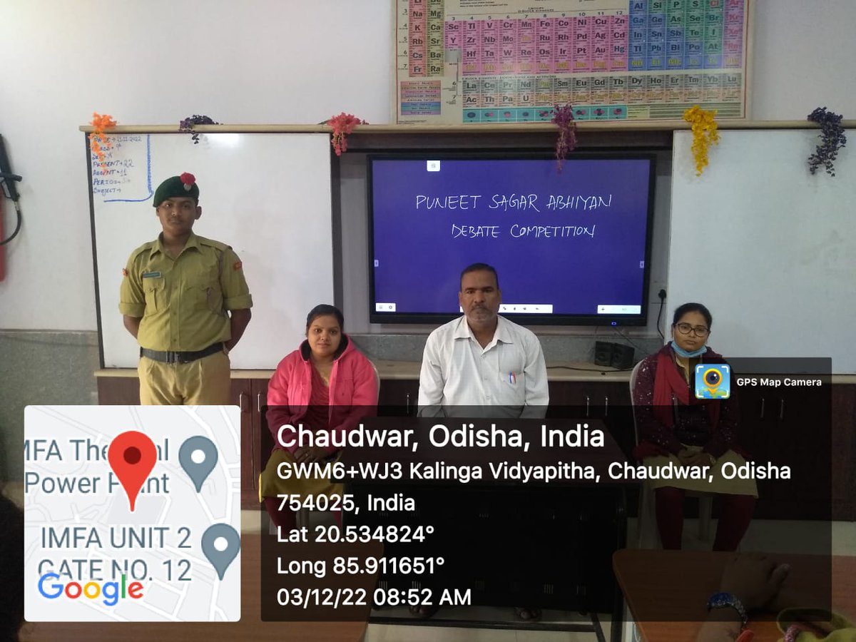 OneODArtyBtyNCC's tweet photo. #PuneetSagar 
For "Puneet Sagar Abhiyan" cdt of SSVM, Jagatpur KN Vidyapitha, Choudwar of #1ODArtyBty #NCCCuttackGroup organized debate competitions towards #PollutionControl &amp; #PlasticFreeWorld. ANOs conducted event. 87 Cadets participated.
@HQ_DG_NCC
@utkalpride  @kalinga_sagar https://t.co/yZ9O1Il3yV