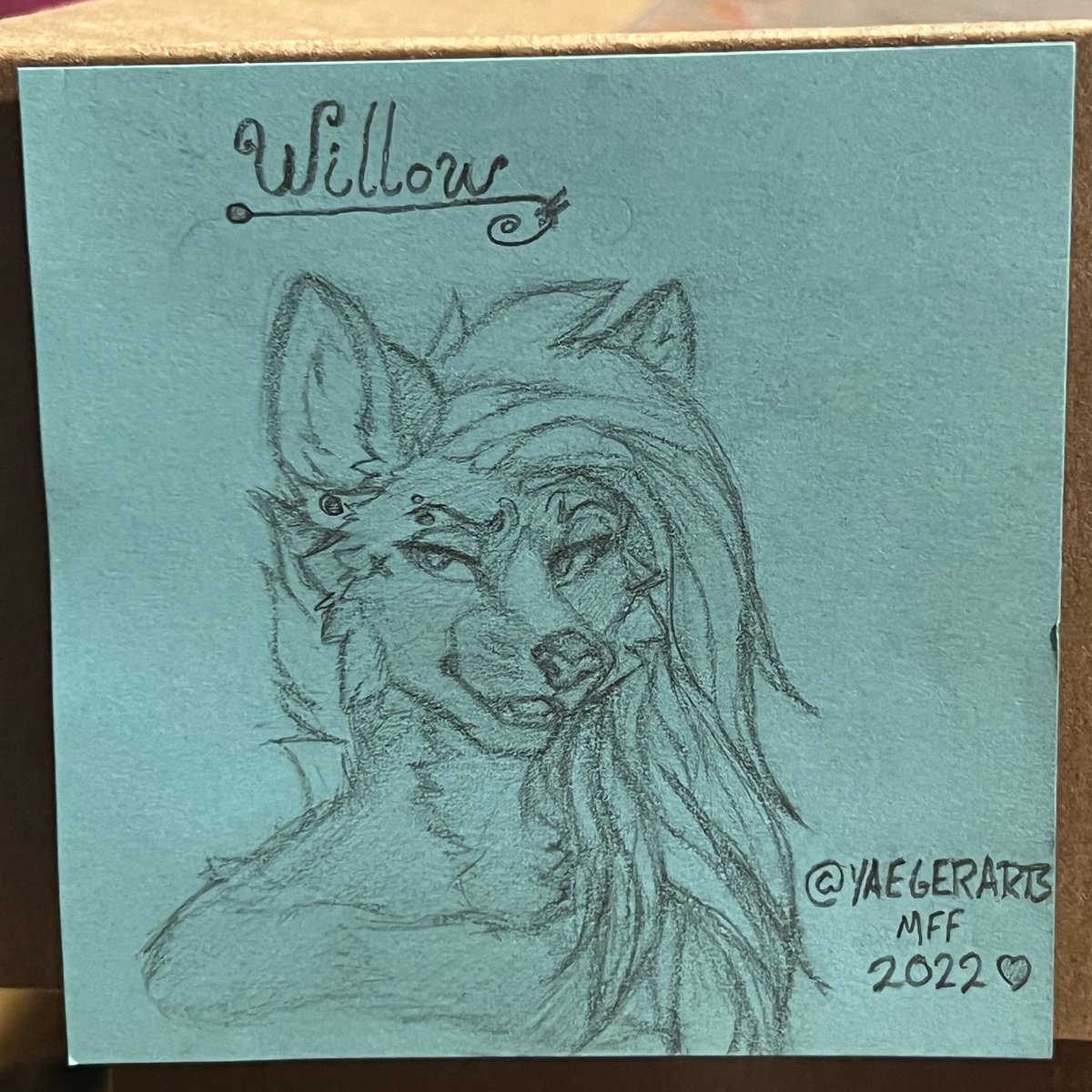 YaegerArts's tweet photo. Doodle for @ManedBean 💜 ^^ It was wonderful meeting you at MFF this year! I’m really happy with how this one turned out https://t.co/zTLXxsxWvy
