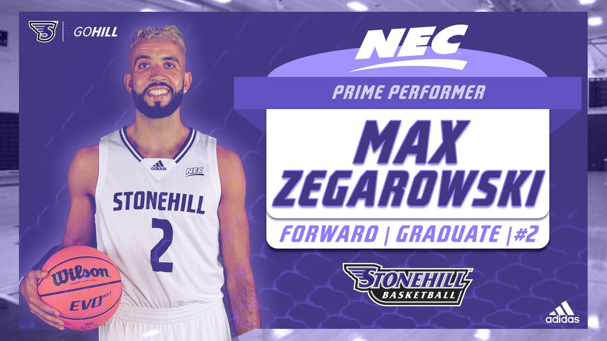 GoStonehill's tweet photo. NEC Men's Basketball Weekly Award Winners!โฌ๏ธ
๐Andrew Sims - Prime Performer
๐Max Zegarowski - Prime Performer
#NECPride #GoHill #NECBB https://t.co/G6H8n9SQNu