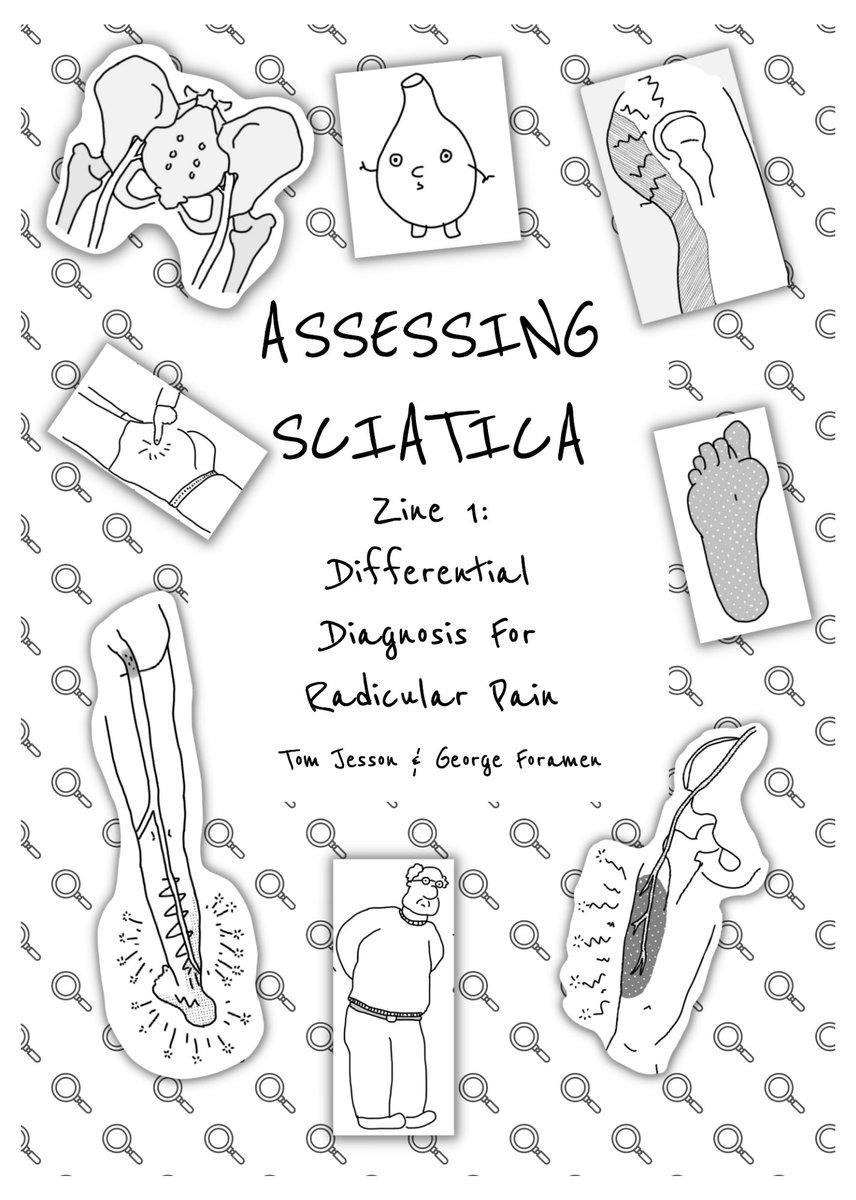 A FEW LEFT

I did a print run of @thomas_jesson "Zines"

- Only 25 exist
- Printed on recycled paper
- Outrageously cool
- Includes Differential Diagnosis Zine AND Definitions Zine

rheumatology.physio/product/sciati…
