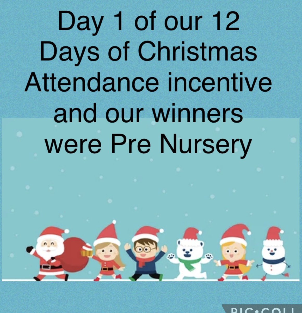 Not only were Pre Nursery the winners they also had 100% attendance. Well done everyone. <a href="/GarstonCE/">GarstonCE</a> <a href="/RainbowEduMAT/">Rainbow Education MAT</a>