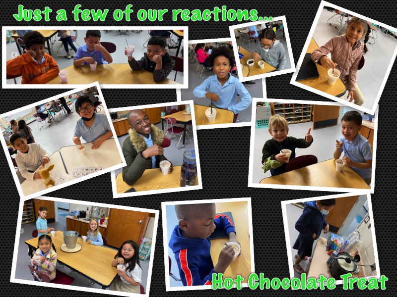 MrsLP_tce's tweet photo. Our friendly classroom elf left a treat for us on Mrs. L-P's desk! To earn it, we had to research and write about a topic, and boy did we work hard! ESOL Classroom Tradition: Hot Chocolate Day!
#ITeachESOL #Writing #Speaking https://t.co/sVKqyPLJGp