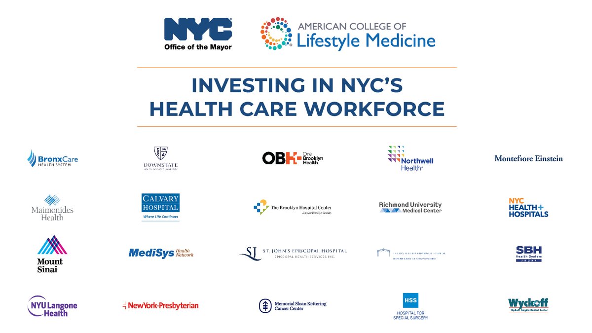 NYCMayor's tweet photo. A plant-based diet helped save my life and opened my eyes to everything #LifestyleMedicine can do.

Today we kicked off a new partnership with @ACLifeMed that will ensure health care practitioners get training in nutrition and lifestyle medicine, for free. https://t.co/bjMWxEB4tc https://t.co/NdDPKmNpsI