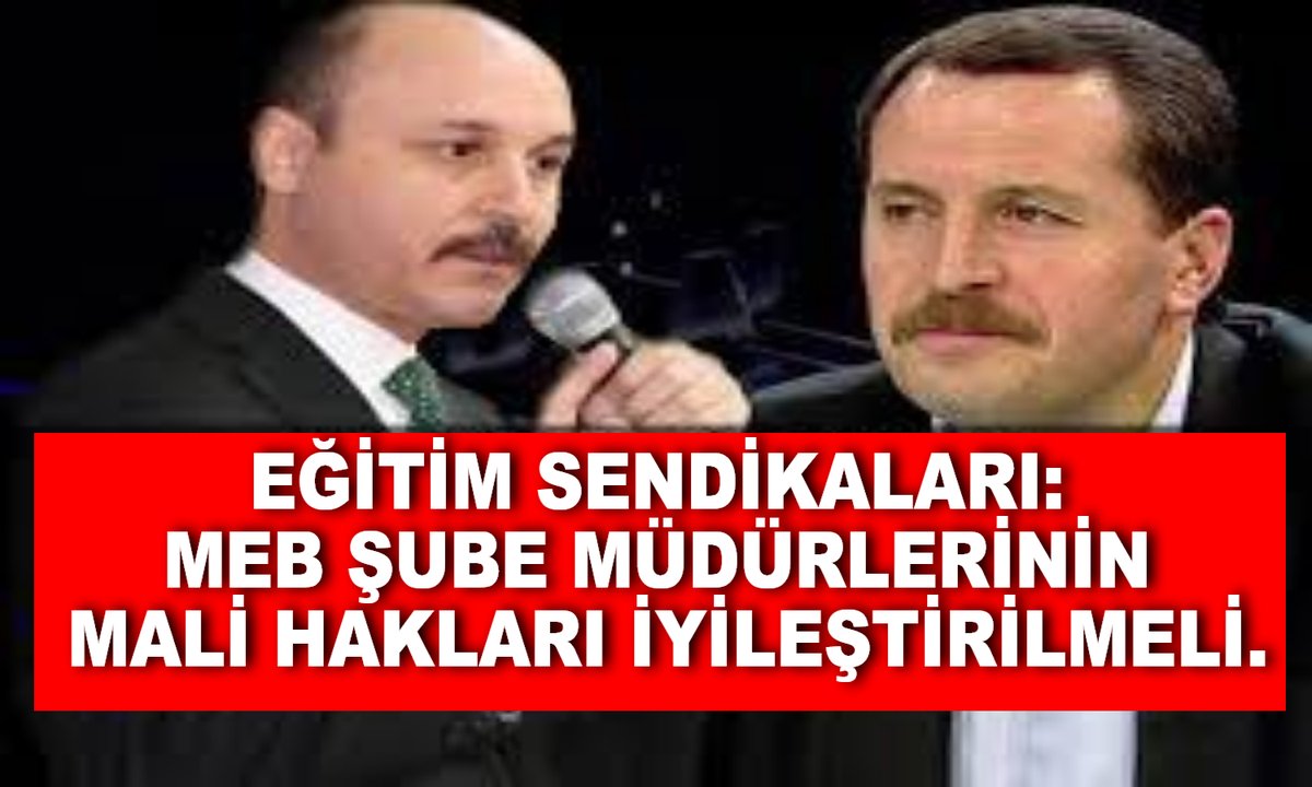 Eğitim-Bir-Sen Genel Başkanı Ali Yalçın ve Türk Eğitim-Sen Genel Başkanı Talip Geylan Sosyal  medya hesapları MEB Mali #MebSubeMudurleri <a href="/tcmeb/">Millî Eğitim Bakanlığı</a> <a href="/_aliyalcin_/">Ali YALÇIN</a> <a href="/TalipGeylan06/">Talip Geylan</a>
sendikabulteni.com/haber/egitim-s…