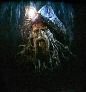 walts_dream's tweet photo. #DisneyFact of the day: Next time you journey with Captain Jack Sparrow aboard "It's a Pirates of the Carribbean" be sure to inhale and slurp as much of Davy Jones's essence in his famous "Dead men tell no tails!!" scene (Reference to Tailspin) and you too can have superpowers! https://t.co/ZBY9MhYaAK