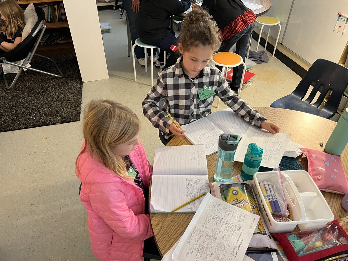 Miss_Cooper2's tweet photo. Preparing our scripts for our stop motion videos. Our culminating project for our special studies standards this quarter. We cannot wait to complete them with @CobbInTech Thursday! @duewest_es https://t.co/is1h4rZ2eb