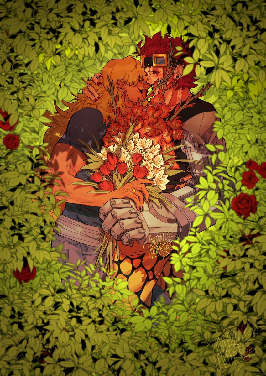 laughter &amp; devotion 💕

my 2nd piece for <a href="/OPFlowersZine/">Seasides and Sunflowers - A One Piece Flowers Zine</a>