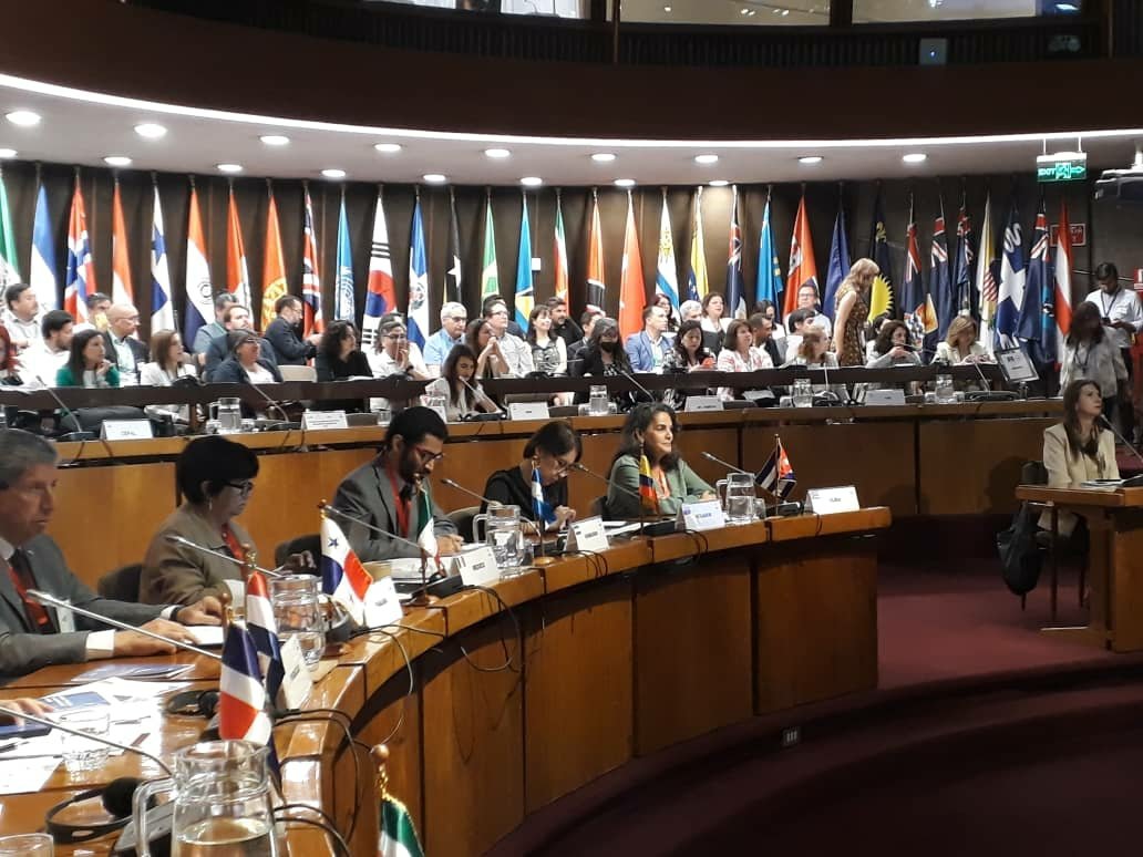 👉Participa Cuba en MINURVI, la misma se desarrolla en Santiago de Chile.
👉 La delegación cubana está representada por Anelis Marichal González, Directora General de Planeamiento.
👉La delegación cubana sostuvo un encuentro bilateral con Argentina .