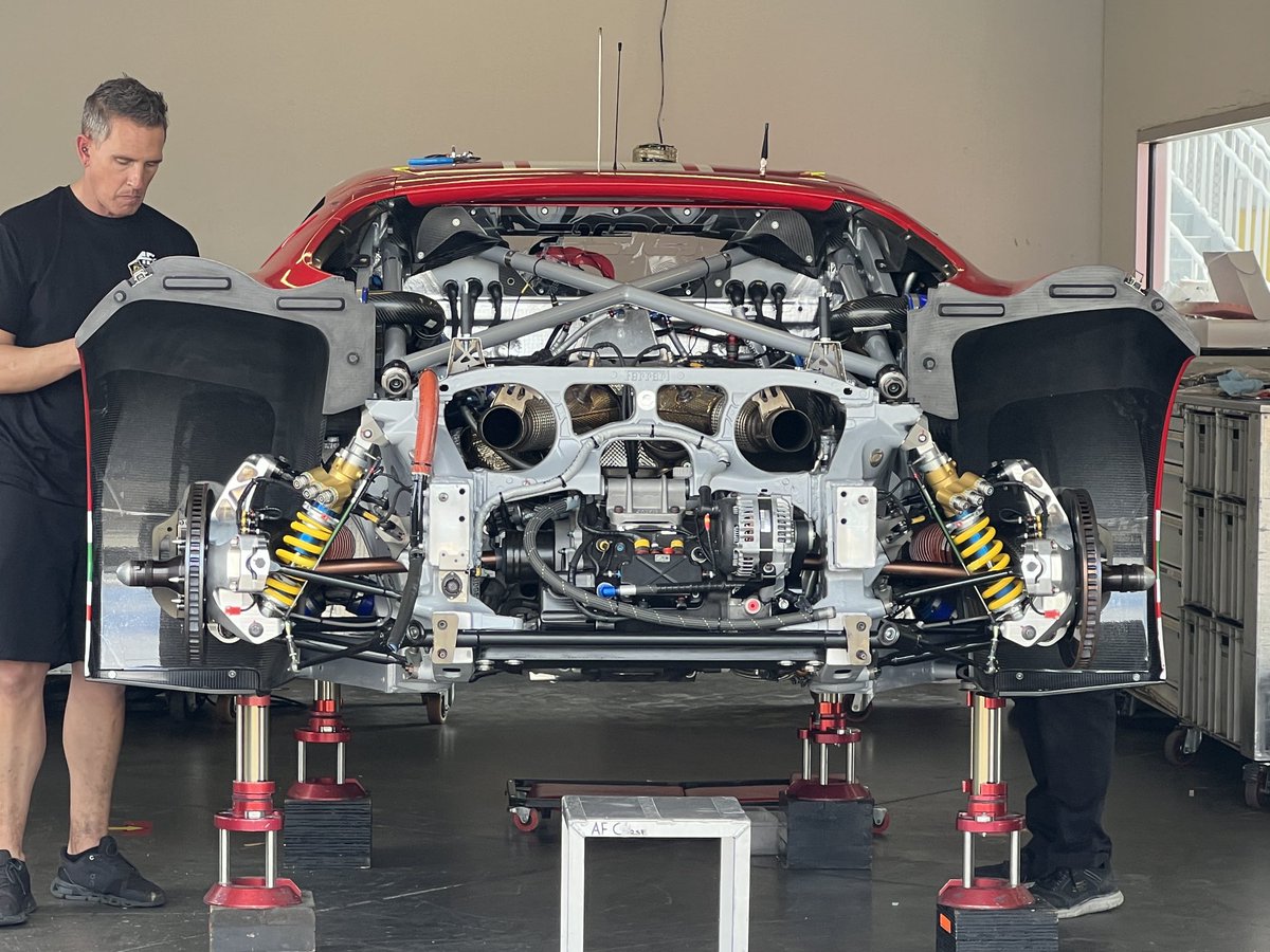 Marshall Pruett on Twitter "Ferrari 296 GT3 booty."