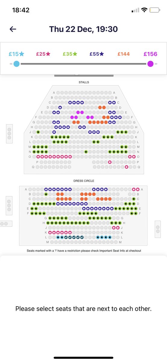 sjc5894's tweet photo. @TodayTixUK trying to book 5 £15 tickets for Jersey boys and no joy at all, any help? https://t.co/loxF3WhZWH