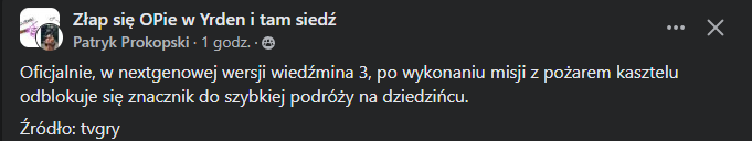 Zielinski44's tweet photo. Jasny chuj, wysłuchali naszych modlitw i palenia czarownic
#wiedzmin #NextGene https://t.co/qjHj7chEkJ