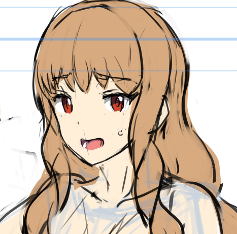 FANBOX限定コンテンツ用カット、カラーラフまで。本日更新予定です。 