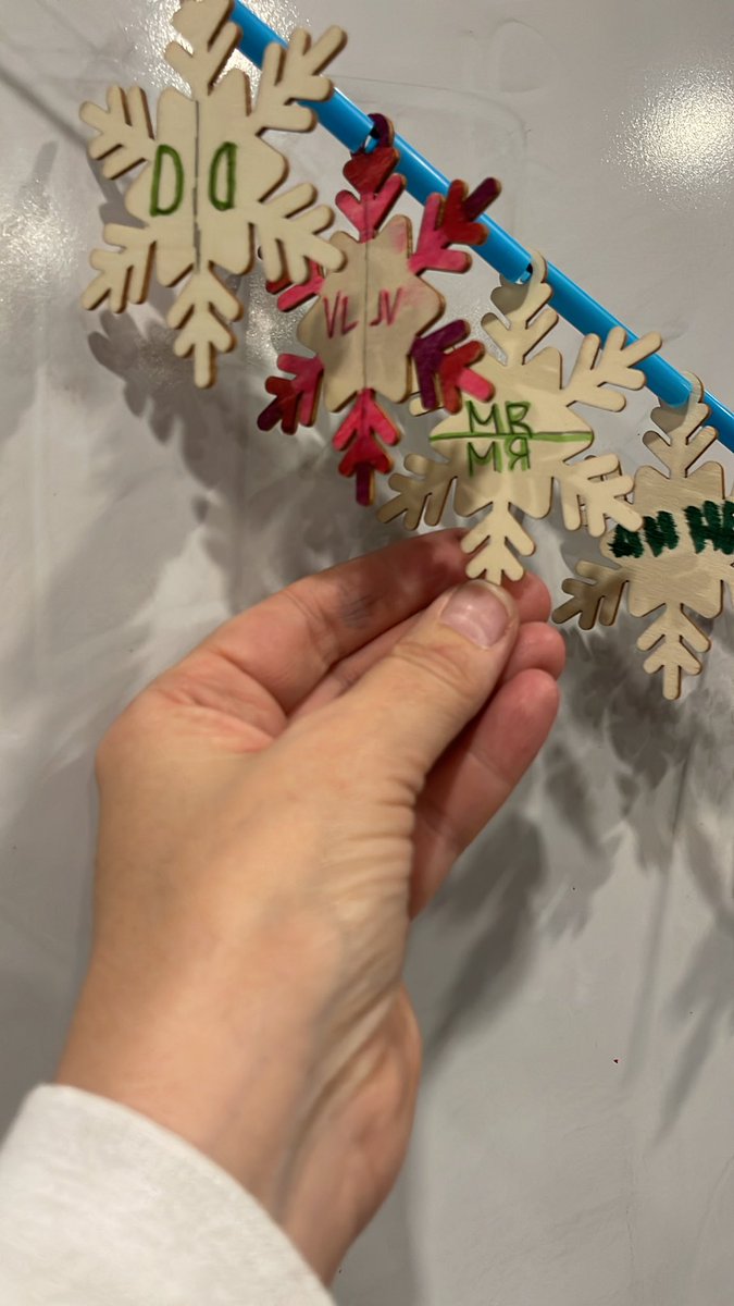 SusanBycoff's tweet photo. Talking about lines of symmetry and snowflakes today! #medfieldmath #bmsed https://t.co/leNlLdmlpV