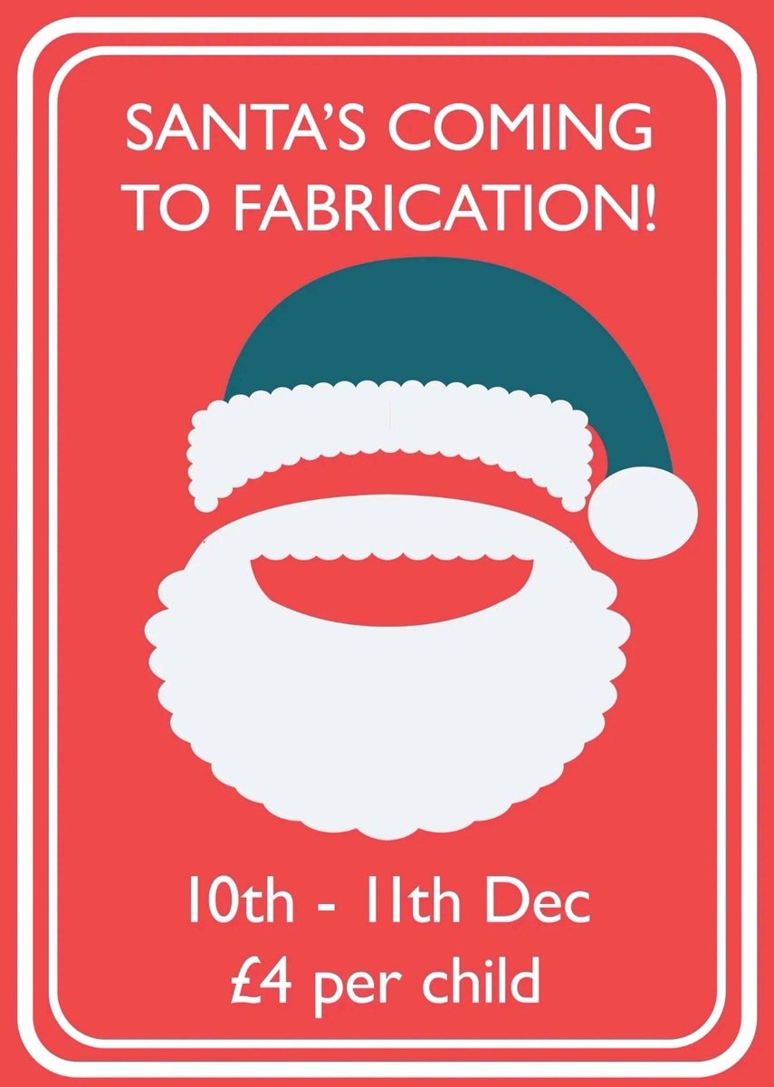 Santa is Coming to Fabrication Crafts Bring your little ones to come &amp; Santa on the 10th &amp; 11th of December, Santa dressed in his traditional outfit of green will be visiting this unique store full of handmade products each child will receive a gift of locally made chocolate