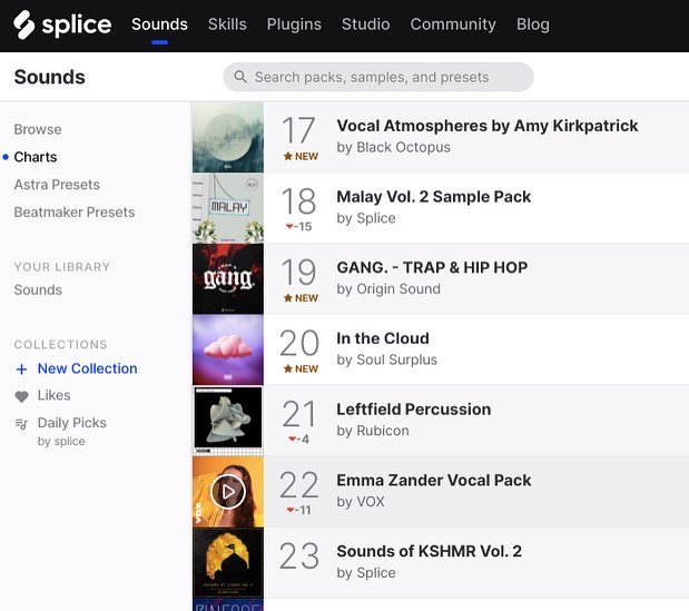 _AKirkpatrick's tweet image. Made it into the @splice charts 🙌🏻🙌🏻🙌🏻 #1 Trending Sample Pack for @_blackoctopus_ right now, #17 Bestselling pack on Splice today 🎉🎉🎉🎉🎉 Grab the pack here: splice.com/sounds/packs/b…