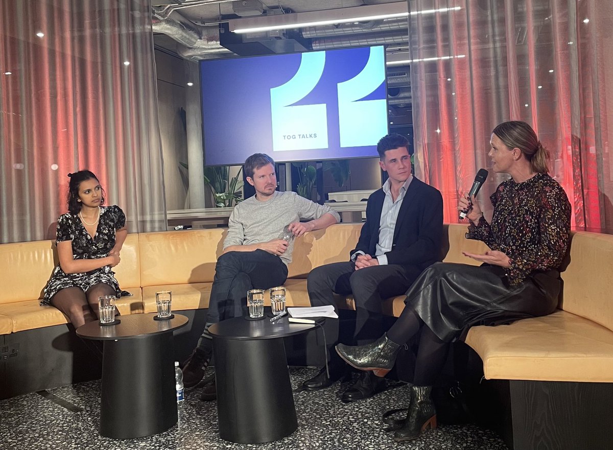 Illuminating evening listening to <a href="/formventureshq/">Form Ventures</a>’s <a href="/Patrick_Newton1/">patrick@formventures.vc</a>, <a href="/Beauhurst/">Beauhurst</a>’s <a href="/danthesnacker/">Dan Robinson</a> and <a href="/ENTtheArena/">Enter The Arena</a>’s <a href="/JuliaElliottB/">Julia Elliott Brown</a>, discuss entrepreneurship and funding, all adeptly chaired by our  very own @Utilit_Aria!