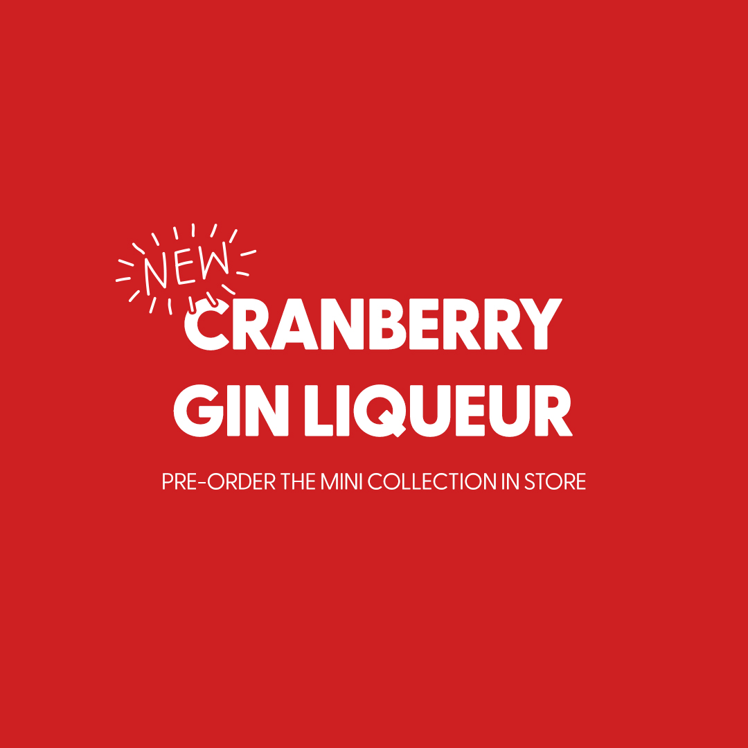 Sweetened crimson cranberries infuse our Signature Gin to give a refreshingly sweet tartness that leaves you with a warm winter feeling!

Our new Cranberry Gin Liqueur is available in our mini collection along with our new Grapefruit &amp; Pink Peppercorn Vodka🎄