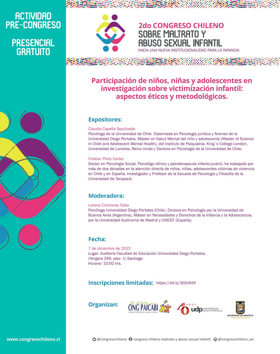 Inscripciones abiertas: bit.ly/3GDdVbf