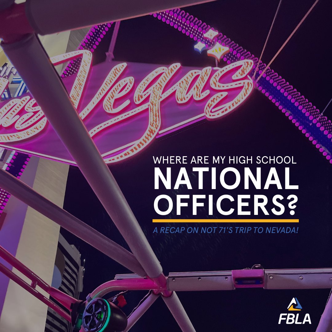 FBLA_National's tweet photo. Your High School National Officers are grateful for spending this past weekend in Las Vegas celebrating career and technical education with @actecareertech &amp; workshopping for Nevada Local Chapter Officers!

Thank you, @NevadaFBLA for sharing your leaders with us for the day! https://t.co/a0gSoOhszQ