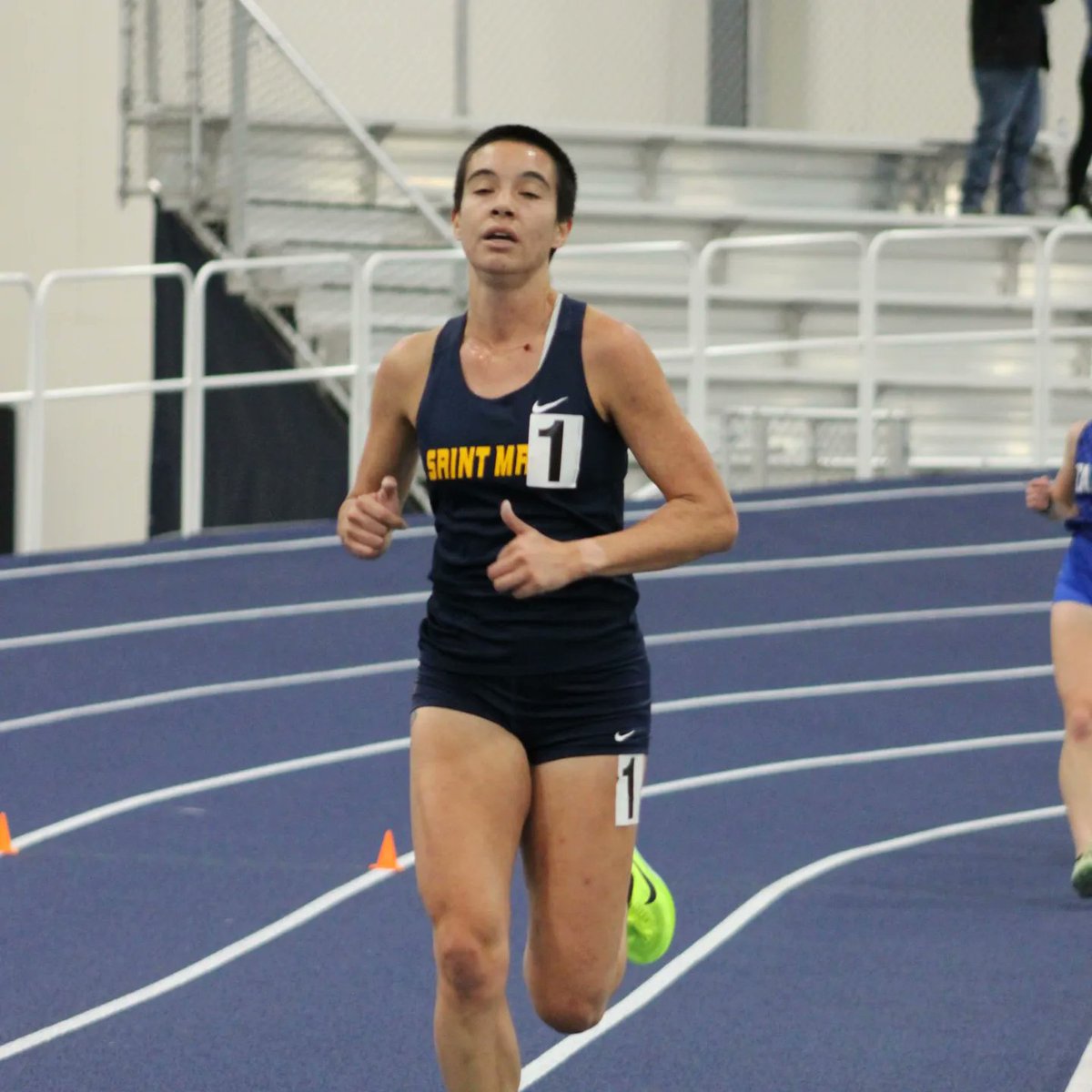 SaintMaryXCTF's tweet photo. 6 NQ's for the Women this weekend!

Alyssa Armendariz- 1k - 2:59.15 and 5k 17:31
 
Carlie Gregg - 1k - 3:00.98 (first Individual Qualifying standard)

Reagan Hiebert - 5k-18:20.82  (first Individual Indoor Qualifying standard)

Riley Hiebert - 1k - 3:01.54 and 5k 17:43.00 https://t.co/bG9eFbIuDJ